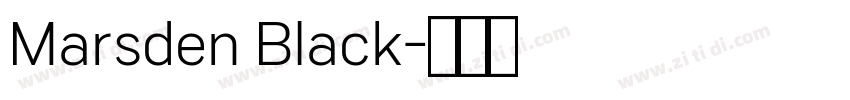Marsden Black字体转换